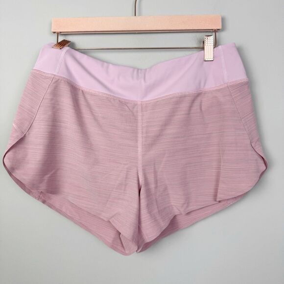 ATHLETA |  Run With It Textured 3.5” Inseam Hydrangea Pink Shorts Women’s Size M - Picture 4 of 13